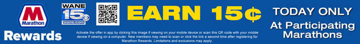 earn 15 cents today only at participating Maratons